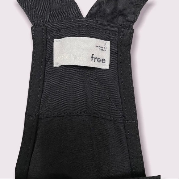 WILFRED FREE ARITZIA -Black Beatriz Drawstring Short Overall Romper Small EUC - Picture 12 of 12
